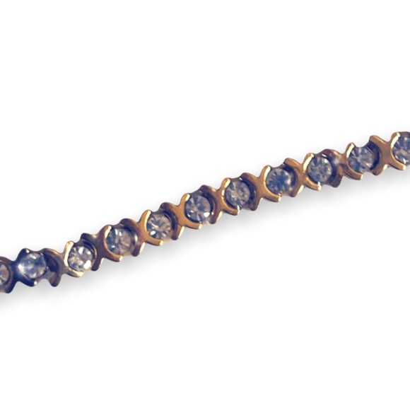 Vintage Moscow 4.80ct. White Topaz 14k Gold Tennis Bracelet 1950s - Picture 11 of 16